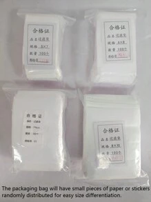 100pcs/200pcs Multi-Purpose Disposable Non-Woven Drawstring Tea Bag, White Filter Bag, With Drawstring, Easy To Pour And Clean, Suitable For Coffee, Tea, Herbs, Spices, Jewelry Packaging And Gift Bundling Back To School - White - View 11