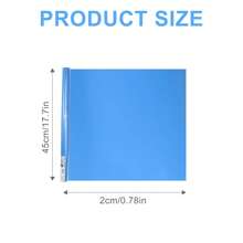 8 PC 45 X 200 CM Adhesive Wall Film For Furniture Solid Color PVC Plastic Vinyl Waterproof Decorative For Kitchen Cabinet Paper Holder Coating