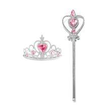 1 Pezzo Bacchetta magica da fata, bacchetta da principessa con glitter e strass, set di bacchette da fata, regalo per feste di compleanno, cosplay e accessori per feste di principesse - Multicolore - Visualizzare 12