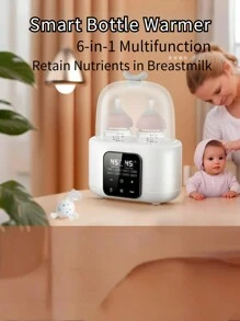 1件婴儿奶瓶加热器多功能暖奶器辅食制作高温清洗快速热奶解冻食物保鲜美规欧规英规可选 - 英規插(220-240V) - 查看 7