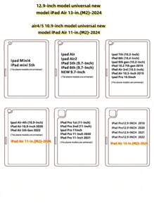 1 件黑色全身蜂窝 TPU 皮套，带笔槽、磁性充电、睡眠/唤醒功能，兼容 iPad Mini 6/Mini 7/9.7/10.2/10.5/Air 4/Air 5/10th/10.9/Pro 11 英寸/Air 11(M2)/Air 13(M2)/Pro 11(M4)/Pro 13(M4) 2024 12.9 英寸/iPad Air 13(M3 2025)/iPad Air 11 英寸 (M3) 2025/iPad (A16) 11 英寸第 11 代 2025 - 寶藍色 - 查看 6