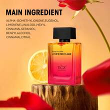 Perfume en aerosol para hombre YCZ Men's Cologne Eau De Toilette de 1,7 onzas líquidas para todo tipo de pieles, uso diario, perfume para hombre, perfume para mujer, colonia con infusión de feromonas para hombre, fragancia de feromonas para hombre, perfume de feromonas real - Rojo - Ver 2