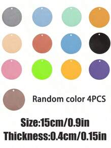 Bộ 4 tấm lót đĩa tròn chịu nhiệt đa năng, miếng lót nồi chống trượt và miếng lót bàn, thích hợp để đựng phụ kiện nhà hàng và chăn dã ngoại - Lý tưởng cho gia đình, tụ tập ngoài trời và dã ngoại; tấm lót đĩa nhẹ và di động để dễ sử dụng! - Nhiều màu - Xem 4