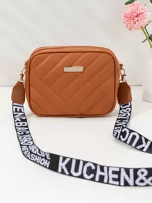 1 件黑色时尚百搭女包，简约纯色相机包，妈妈斜跨包，简约单肩包，大容量收纳零钱包，休闲时尚手机包，可爱手提包，搭配小方包，PU 皮革大容量拉链包，日常生活聚会生日礼物 - 彩色 - 查看 8