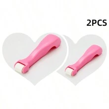 1 pieza/2 piezas Herramienta de ondulado rotativo de acolchado, pie prensador para plisado de tela, herramienta de prensado para bordado, apliques, tela y papel artístico