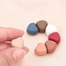 1 Pair/4 Pairs/8 Pairs Magnetic Heart-Shaped Scarf Clips, Versatile Magnetic Scarf Pins For Women, Colorful Heart-Shaped Magnets, Scarf Accessories, Suitable For Daily Wear Magnetic Scarf Pins - Multicolor - View 8