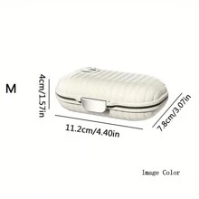 1pc Portable Pill Box Travel Seven Days 7 Grid Sub-Packaging Pills Sealed Storage Box Pill Organizer - Multicolor - View 17