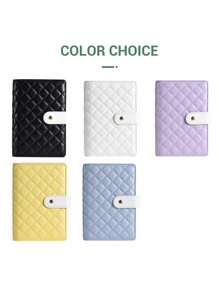 1 Set A6 PU Leather Loose Leaf Notebook, 6-Ring Budget Notebook, Fashion Design, Multifunctional Personal Planner, Cash Budget Folder, Complete Financial Planner, Expense Tracker, Savings And Budget - Multicolor - View 9