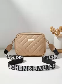 1 件黑色时尚百搭女包，简约纯色相机包，妈妈斜跨包，简约单肩包，大容量收纳零钱包，休闲时尚手机包，可爱手提包，搭配小方包，PU 皮革大容量拉链包，日常生活聚会生日礼物 - 彩色 - 查看 7