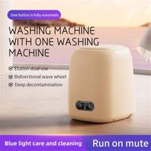 9L Folding Washing Machine,  Mini Washing Machine And Spin DryerWith Timing, 3 Modes Deep Cleaning, Portable Washing Machine Automatic Home, For Mini Special Portable Underwear Socks Washing God, For Short Sleeve, Underwear, Socks, Camping, RV, Travel - Xem 5