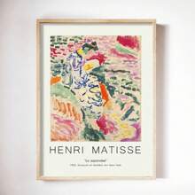 1pc Vintage Henri Matisse Retro Posters And Prints Abstract Wall Art Canvas Prints Vintage Poster Beige Wall Pictures Home Decor No Frame