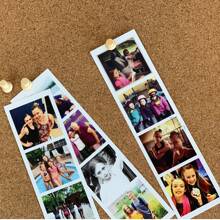 1pc/3pcs/6pcs Customized Photo Strips, Personalized Photo Booth Prints, Film Strip Prints, Customized Photo Booth Prints, Personalized Photo Booth Prints, Wedding Photo Booth Cards, Photo Booth Photo Strip Frames, Small Gifts, Wedding Announcement Cards, Valentine's Day Gifts, Anniversary Gifts, Mother's Day Gifts, Birthday Gifts, Children's Day Gifts - Long White Strip 3 Photos - View 5