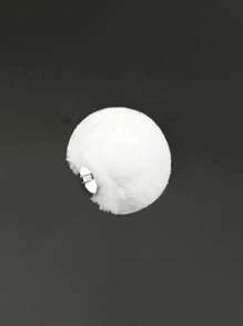 1Pc Bunny Tail Bunny Cute Cosplay Costume Costume Party Gothic Lolita Bunny Tail Plush Ball Decoration Props, Holiday Costume Props,Easter Dress Up, Valentine's Day Atmosphere Props Halloween Halloween Accessories