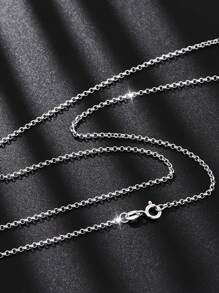 925 Silver Necklace For Men & Women, Fashionable Fine Jewelry Gift