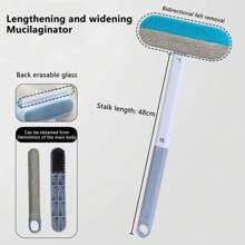 Multifunctional Pet Hair Remover Effectively Remove Loose Hair Reusable Pet Hair Remover For Pet Grooming Massage Brush Cleaning Tool - trắng - Xem 7