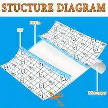 Cinta adhesiva transparente y elástica a prueba de agua, sin necesidad de cortar (5cm*2m) - Blanco - Ver 4