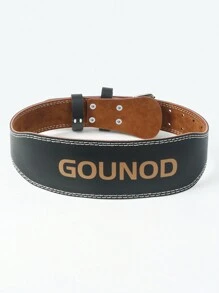 GOUNOD 1 件 PU 7 毫米皮革举重腰带优质举重腰带适用于举重、力量举、交叉训练、健身房、锻炼和重量训练 - 男女举重腰带健身房配件 Fajas Lumbares - 彩色 - 查看 12