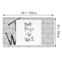 1 pieza Bandera de la portada del álbum The Wall de 3X5Ft, tapiz decorativo personalizado de moda, póster de estrella de rap para decorar la pared del dormitorio universitario