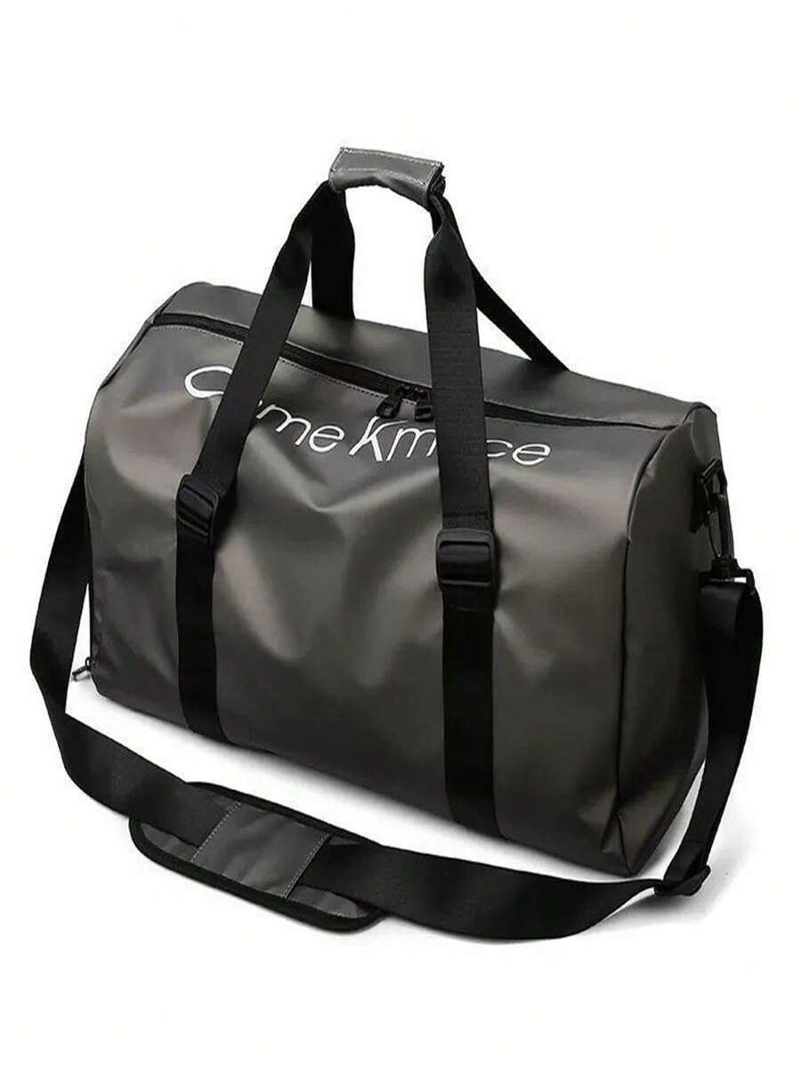 Portable Short-Distance Travel Bag Dry And Wet Separation Shoulder Bag Sports Gym Bag C05 - 香檳色 - 查看 1