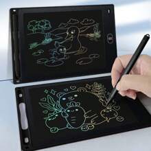 1pc LCD Writing & Drawing Tablet, Erasable Screen, Creativity Tool, Educational Gift For Birthday, Christmas, Halloween, Easter, Back To School - Multicolor - View 4