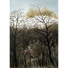 1 件墙壁艺术海报现代植物动物超现实主义艺术家艺术品海报森林热带自然动物帆布画抽象墙壁艺术客厅家居装饰 Cuadero，帆布艺术，高品质，无框 - 彩色 - 查看 65