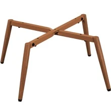 Renwick Modern Button Tufted Faux Leather Barrel Accent Chair,Retro Brown - Brown - View 6