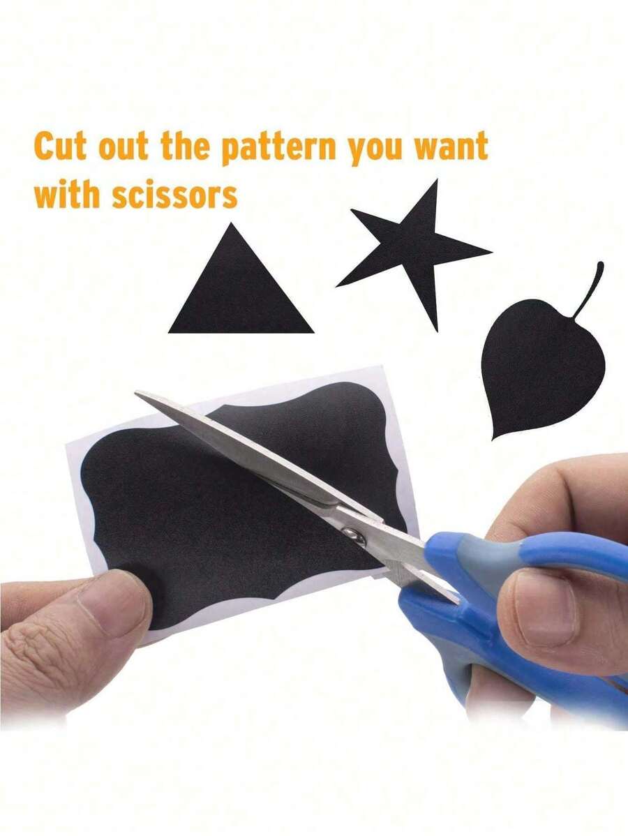 ONUPGO 20 Pack Chalkboard Labels, 4" X 6" Reusable Blackboard Stickers, Waterproof Chalkboard Sticker For Jars, Parties Decoration, Craft Rooms, Weddings, Storage, Organize Your Home & Kitchen