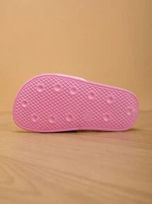 Kids Foam Slippers, Lightweight Anti-Slip Soft Bottom Cute Casual Wear, Slip-On Quick-Drying Strap For Boys & Girls - Mauve Purple - View 10