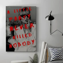 1pc Framed Canvas Poster, Retro Disco Wall Art Canvas Paintings, Ideal Gift For Bedroom Living Room Corridor, Wall Art, Wall Decor, Winter Decor, Room Decoration