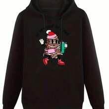 Womens Boo Boo Crew Casual Hoodies Crew Neck Long Sleeve With Pocket Pullover Hoodies