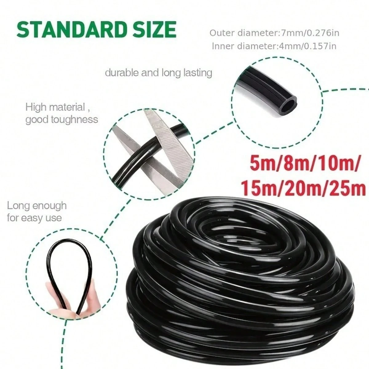 1 Set 20m Timer Automatico Per Piante Irrigazione A Goccia Micro Sistema Di Irrigazione Da Giardino Kit Tubo Flessibile 94356185
