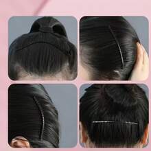 5 Stücke einfache Haarklammern aus Legierung für Damen - einfarbig, wellenförmiges Design, geeignet für Pony und unordentliches Haar, rutschfeste rechteckige Haarzubehör, Haarstyling