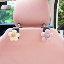 1-3 件可爱花朵宠物汽车安全带，反光尼龙伸缩可调节汽车安全带牵引绳，适用于小型猫狗车辆旅行，必备配件