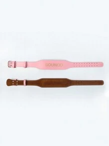 GOUNOD 1 件 PU 7 毫米皮革举重腰带优质举重腰带适用于举重、力量举、交叉训练、健身房、锻炼和重量训练 - 男女举重腰带健身房配件 Fajas Lumbares - 彩色 - 查看 5