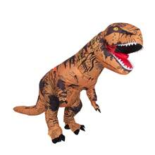 Inflatable Dinosaur Costume, Woven Fabric, Suitable For Parties All Year Round Halloween - Camel - View 5