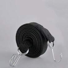 Ganchos elásticos de goma para equipaje de motocicleta, cuerda para bicicletas, lazo para equipaje de coche, correa para portaequipajes, gancho de banda fija, accesorios para coche UROI - Azul - Ver 9