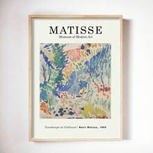 1pc Vintage Henri Matisse Retro Posters And Prints Abstract Wall Art Canvas Prints Vintage Poster Beige Wall Pictures Home Decor No Frame