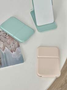 5 件装-小巧镜，小型旅行化妆镜，折叠迷你镜，立式和手持式，便携，可放入口袋、钱包、礼物，可调节便携式折叠旅行镜，适合女孩、女士、美容