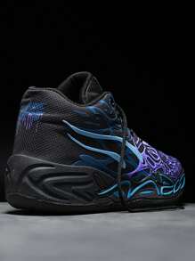 Cocoon Casual Fashionable Versatile Lightweight High-Top Breathable Anti-Slip Practical Basketball Shoes, Campus Style Sports Sneakers