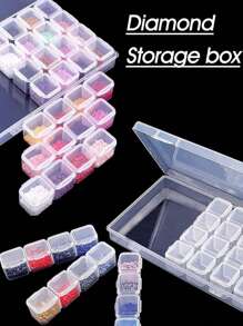 Diamond Art Tool Set, Multi-Functional Tool Set, Including Storage Box, Dot Pen, And Roller, Suitable For Beginners