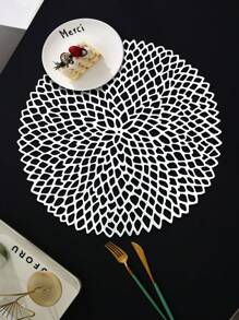 1/4 件，圣诞花餐垫，圣诞节餐桌装饰 PVC 餐垫，花瓶垫，圣诞花餐桌装饰保护垫 - 彩色 - 查看 9