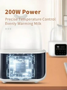 1 Piece Baby Bottle Heater Multifunctional Milk Warmer Complementary Food Making High Temperature Cleaning Fast Hot Milk Thawing Keep Food Fresh US Regulations European Regulations British Regulations Optional - EU C Type Plug(220-240V) - View 6