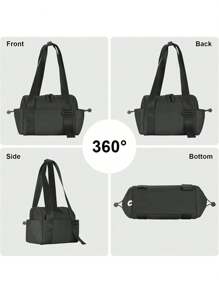 Mini Gym Bag For Women Girls Small Gym Tote Bag With Wet Compartment Waterproof Travel Duffle Bag Cute Workout Sport Bag Adjustable Strap, Zip Closure