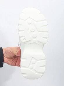 Fall/Winter Women's Platform Wedge Sneakers - Fashionable Sport Shoes, Shock-Absorbing Breathable Mesh Chunky Chunky Sneakers, Comfortable Versatile Lightweight Hidden Heel