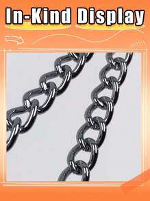 1pc Fashionable Minimalist Men's Pants Chain Accessory, Suitable For Jeans, Punk Hip-Hop Style Summer, School
