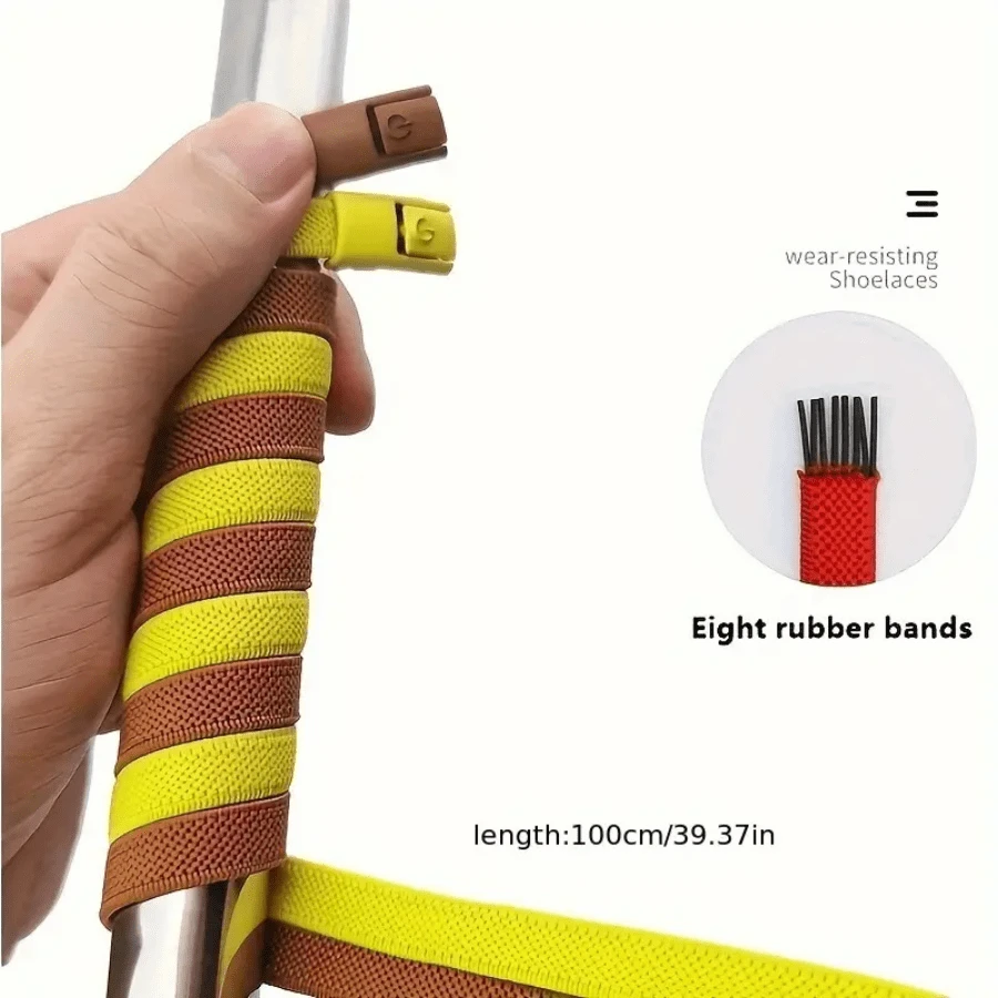 1/4pairs For Men And Women, Easy Clip-On Elastic LACES Without Lacing ... - Lacing Without The Hassle