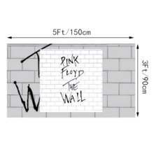 1 pieza Bandera de la portada del álbum The Wall de 3X5Ft, tapiz decorativo personalizado de moda, póster de estrella de rap para decorar la pared del dormitorio universitario