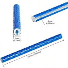 12 Stücke/Tasche Speichen Reflektive Aufkleber Rohrstreifen, Warnlicht zum Selbermachen 7,5cm MTB Fahrrad Reflektor Reflektierendes Sicherheits-Kit