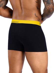 10pieces Pack Cotton Men Boxer Shorts Male Panties Underwear Brand And Underwear For Homme Luxury Set Box Briefs Kit - 彩色 - 查看 4