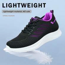 Chaussures de marche pour femmes, chaussures de gym, tennis, Baskets - chaussures de sport glissantes pour le travail, chaussures de course athlétiques confortables et respirantes, Baskets décontracté à grande largeur